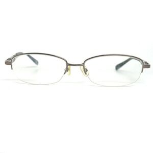 PRONTO FP1N 1412 N1S SUN Brown Metal Half Rim Eyeglasses 54 17 140 21403